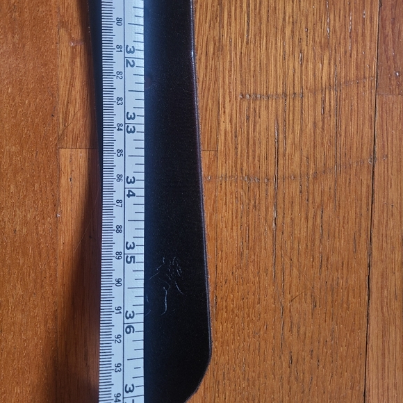 Tweed+💯%Cow Leather Solid Brass Buckle retro belt - Picture 12 of 13